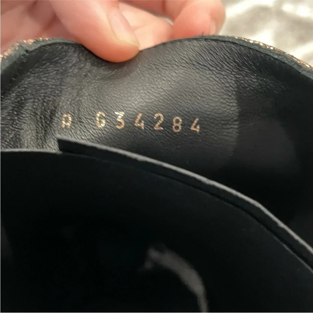 Chanel G34284 18K Laminated Goatskin Boots